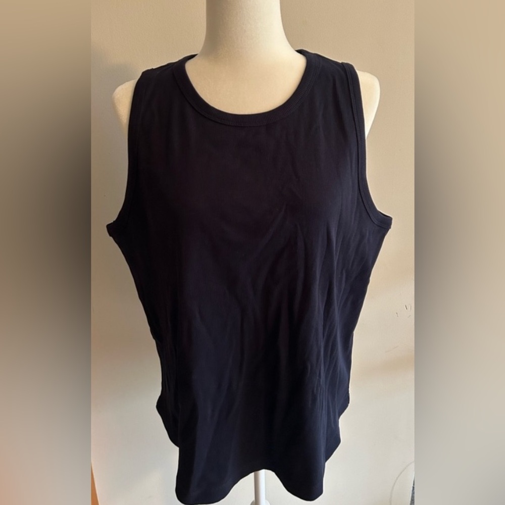 CHICO’S Women's Navy Sleeveless Top